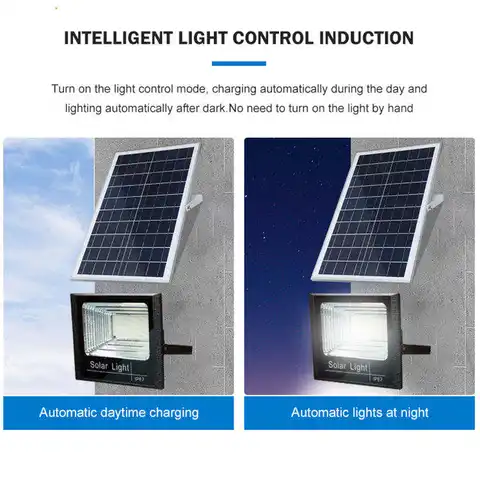 Solar Light 100W  Street outdoor light waterproof Solar security lights dusk to dawn high brightness ,many working hours solar powered Solar street lights outdoor lights high quality outdoor lights, .