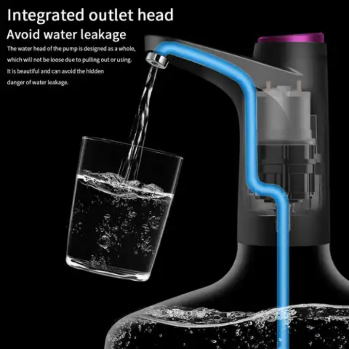 Rechargeable water pump automatic water dispenser Mini Portable Intelligent Wireless Automatic Water Dispenser for upto 20L Burrell
