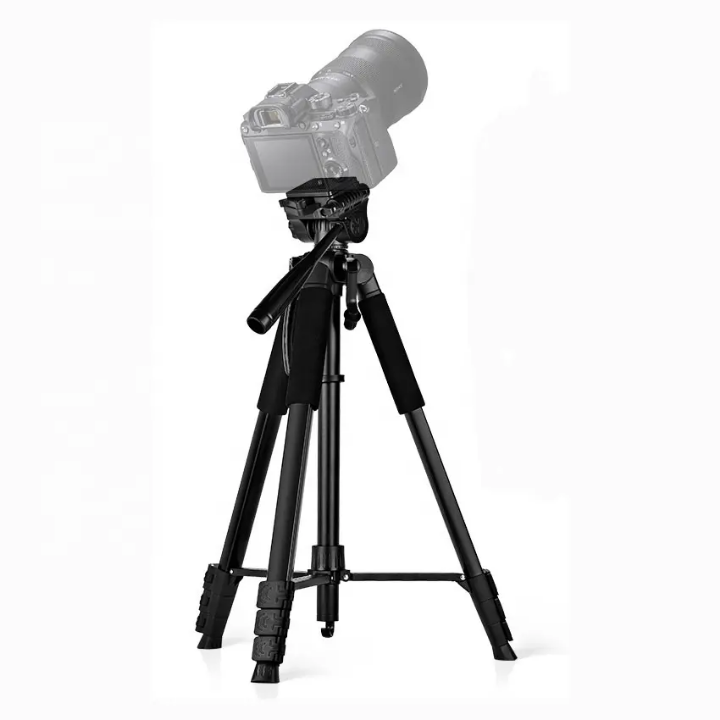 Professional heavy duty tripod stand with 2.1m extended height suitable for all shooting needs,live streaming, TikTok, podcast etc