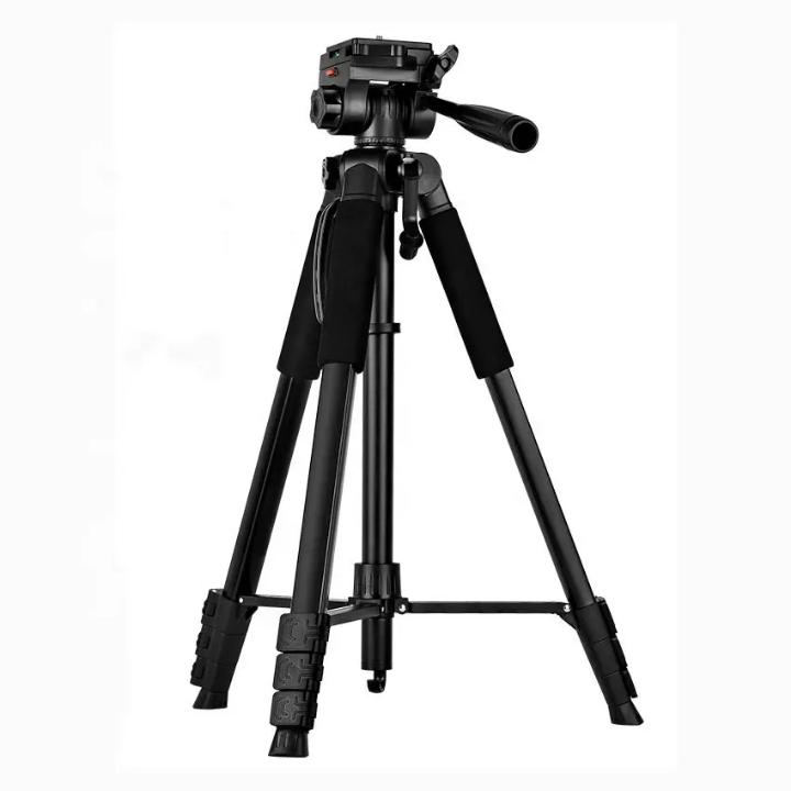 Professional heavy duty tripod stand with 2.1m extended height suitable for all shooting needs,live streaming, TikTok, podcast etc