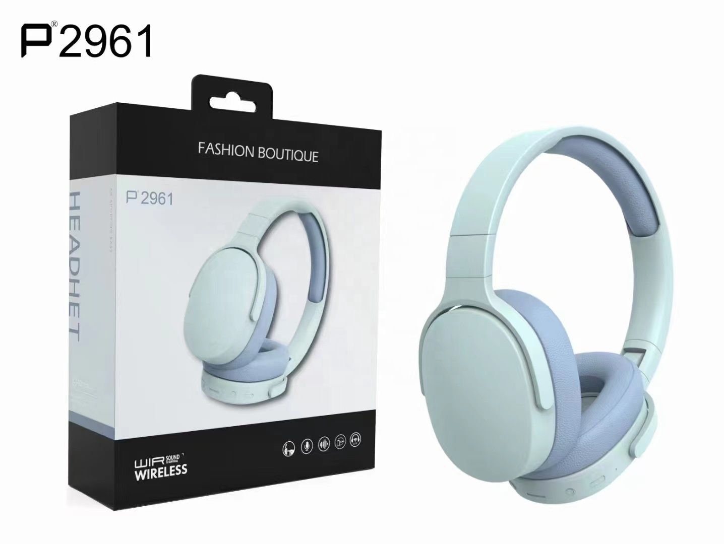 Bluetooth headset Wireless headphone Sports Earphone Stereo BT Headset with On-Ear Design Gaming Headsets for Mobile Phones