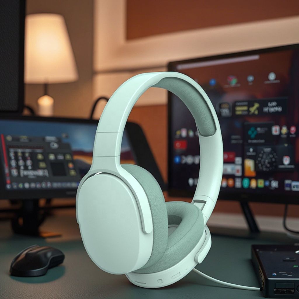 Bluetooth headset Wireless headphone Sports Earphone Stereo BT Headset with On-Ear Design Gaming Headsets for Mobile Phones