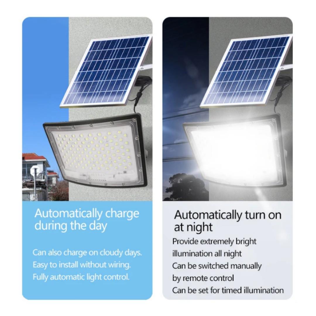 200w security floodlight outdoor waterproof solar floodlight