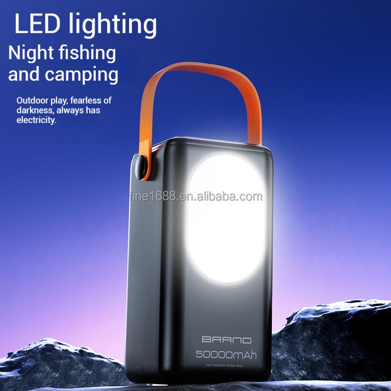 30000mAh power bank Large Capacity 22.5W Fast Charging Mobile Power Bank Detachable Four charging cables TYPE-C Bidirectional Fast Charging 30000mAh Power Bank with flashlight