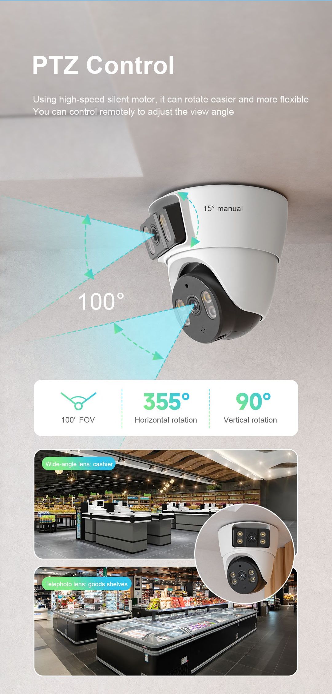 4G dual  CCTV Camera dome indoor with 360 rotation,audio,2way talking,inbuilt siren,easy to install 4g cctv dome camera,Two-Way Audio, Pan-Tilt, Abnormal Sound Detection,