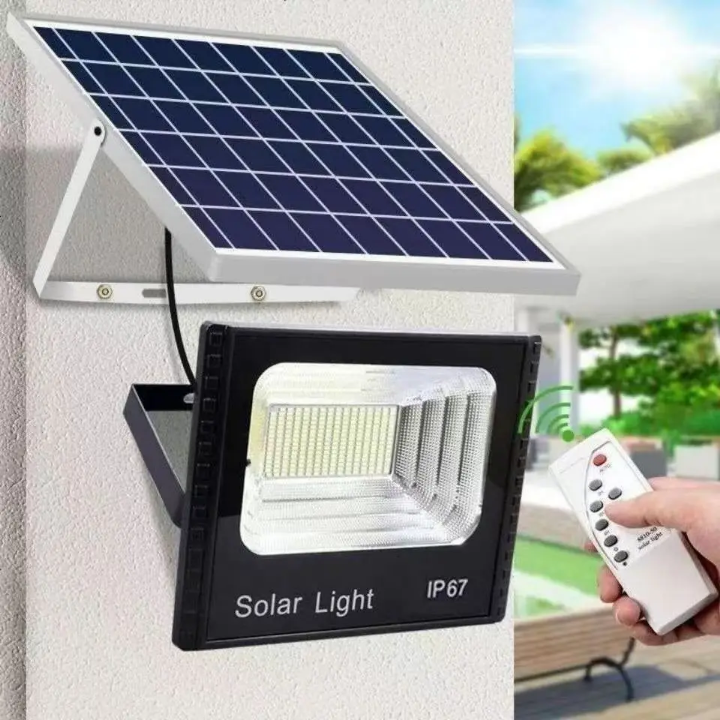 100W Solar floodlight outdoor waterproof solar security light for residential compound, street, garden,yard