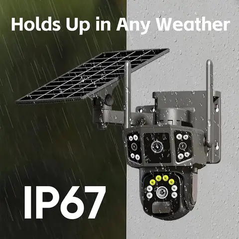 4G Solar Camera CCTV PTZ  dual lens CCTV Solar CCTV camera waterproof Human Motion Tracking, NIGHT VISION, Motion Detection, Face detection, Vandal-proof, Sound Detection, People Counting, PAN-TILT, T