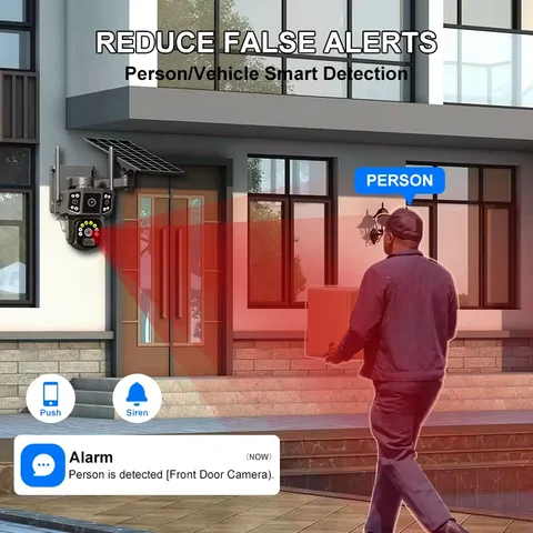 4G Solar Camera CCTV PTZ  dual lens CCTV Solar CCTV camera waterproof Human Motion Tracking, NIGHT VISION, Motion Detection, Face detection, Vandal-proof, Sound Detection, People Counting, PAN-TILT, T