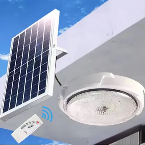 50W Solar ceiling light, balcony, garden, living room light security solar light ipx65 solar powered indoor/outdoor lights induction solar light.