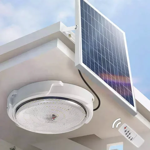 50W Solar ceiling light, balcony, garden, living room light security solar light ipx65 solar powered indoor/outdoor lights induction solar light.