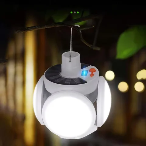 Recheargable solar lamp  solar bulb  rechargeable emergency light.solar bulb outdoor camping and indoor solar flashlight portable lantern solar torch solar emergency home.and camping light
