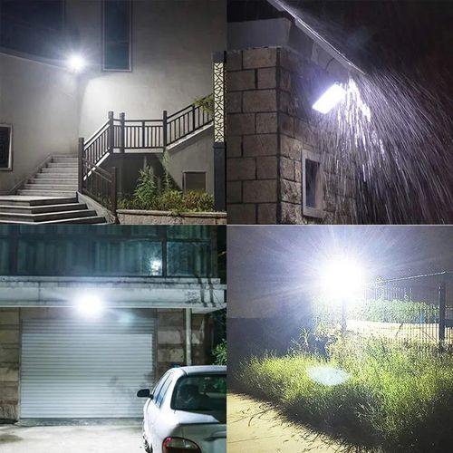 100W Solar light security street Flood Light Outdoor with Remote Control, LEDs Super Bright Solar infrared  Light, Security Spot Wall Lamp for Yard Outdoor Street Barn.