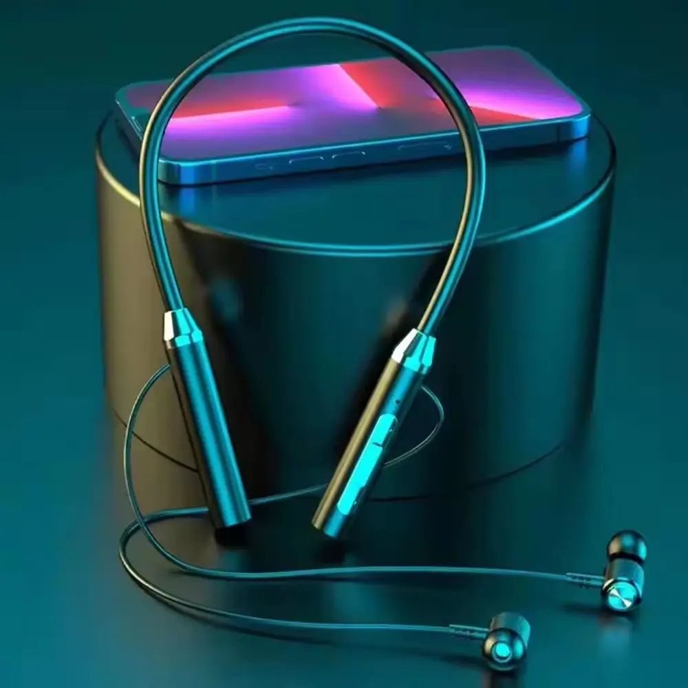 Wireless Neckband Headphone Electronics Sport Earphone Neckband Magnetic Bass Headset Handsfree Earbuds with Mic