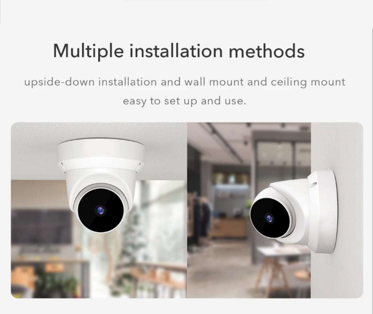 Wireless CCTV camera 5MP CCTV CAMERA 360° rotation CCTV camera , motion sensor Smart CCTV camera Home surveillance wifi CCTV camera 2 way communication CCTV camera,
