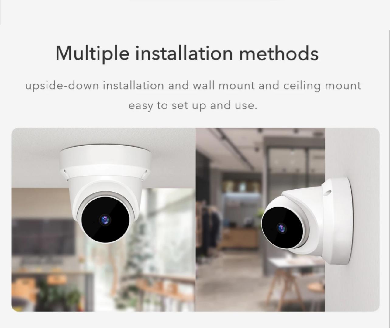 Wireless CCTV camera 5MP CCTV CAMERA 360° rotation CCTV camera , motion sensor Smart CCTV camera Home surveillance wifi CCTV camera 2 way communication CCTV camera,
