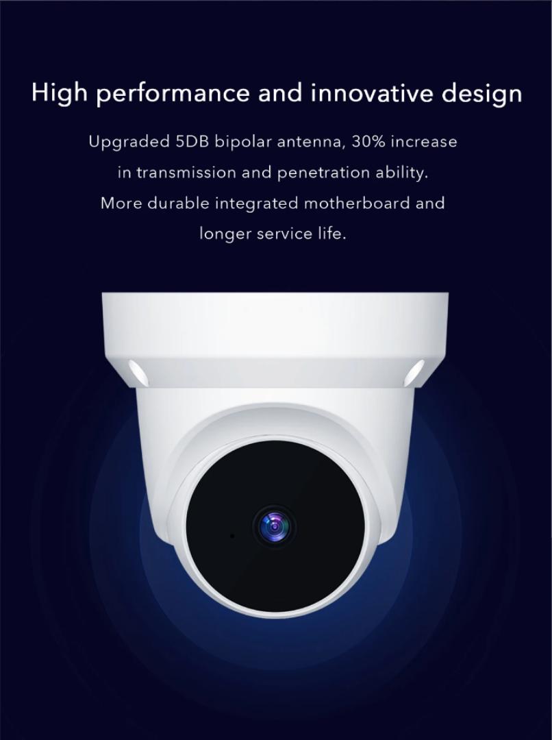 Wireless CCTV camera 5MP CCTV CAMERA 360° rotation CCTV camera , motion sensor Smart CCTV camera Home surveillance wifi CCTV camera 2 way communication CCTV camera,