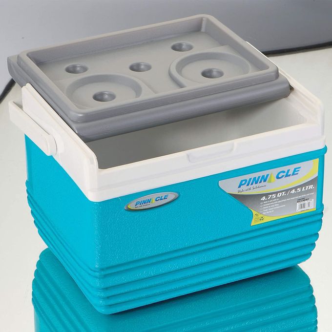 Pinnacle 4.5L Portable Plastic Insulated ice Cooler Box Pinnacle cooler box