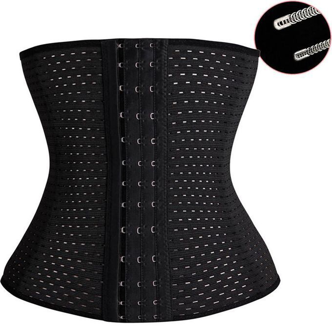 Waist Trainer Slimming Belt Slim Body Shaper Corset Trimmer Sport Gym Fat Burner Elastic Shapewear Snug Fit Women Ladies Belly Slim Belt Band Body Building Sheath Flat Girdle Postpartum Control Wrap