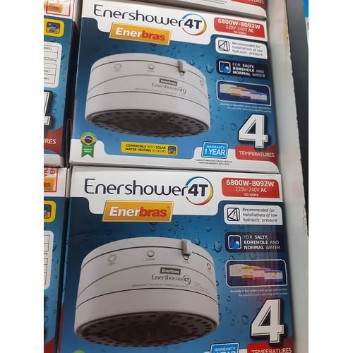 Enerbras Enershower Instant Shower 4T Suitable for  borehole and fresh water