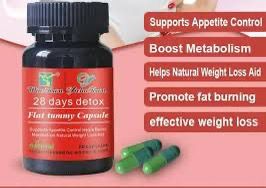 28 Days Detox and Flat Tummy Capsule | Dietary Supplement for Detoxification, Appetite Control, Metabolism, and Flat Tummy