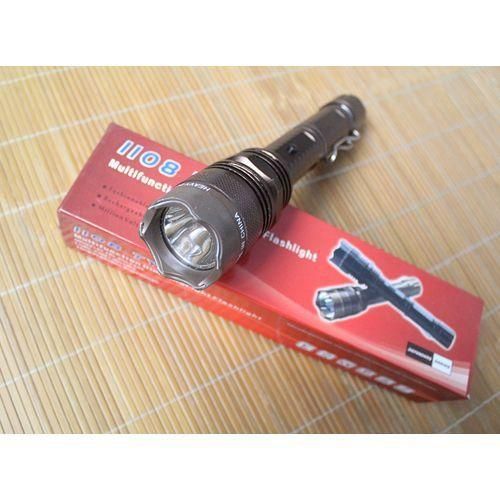 Type 1108 Torch with Shock Flashlight Self Defense Rechargeable