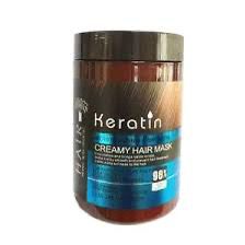 Keratin Moisturizing & Smooth Creamy Hair Mask Hair Treatment-1000ml Refresh your hair with a keratin cream hair mask. This hair mask for dry hair and strengthens, leaving hair smooth and shiny.
