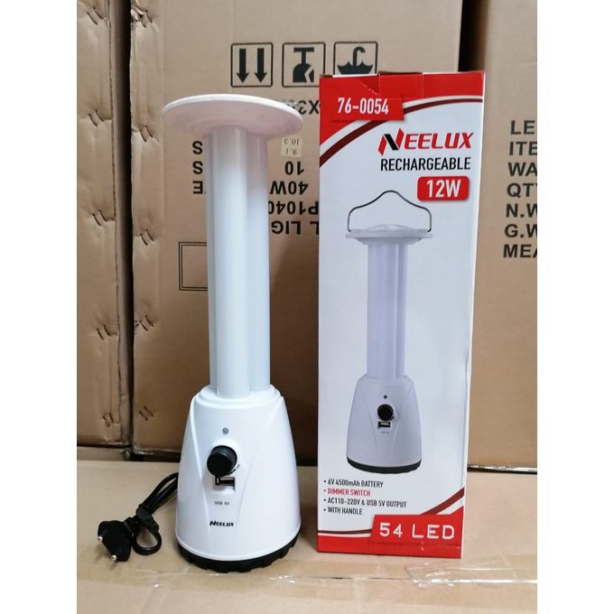 Neelux Rechargeable 12W Super Bright LED Emergency Lantern Torch Lamp
