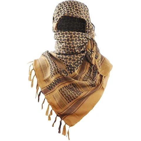 Fashion Tactical Desert Scarf Headshawl With Tassel For Men Women Bandana Scarf Mask