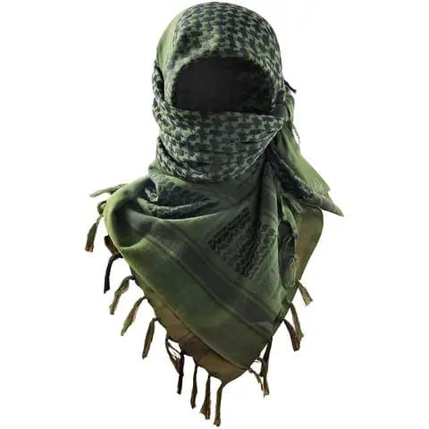 Fashion Tactical Desert Scarf Headshawl With Tassel For Men Women Bandana Scarf Mask