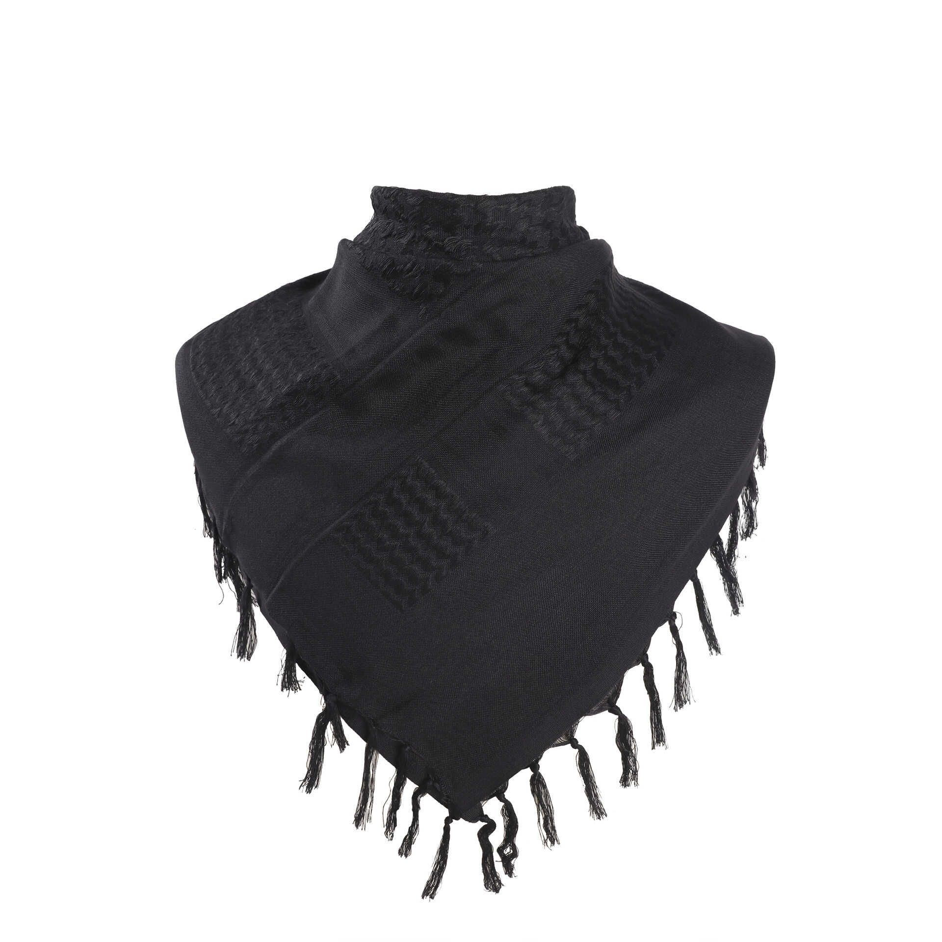 Fashion Tactical Desert Scarf Headshawl With Tassel For Men Women Bandana Scarf Mask
