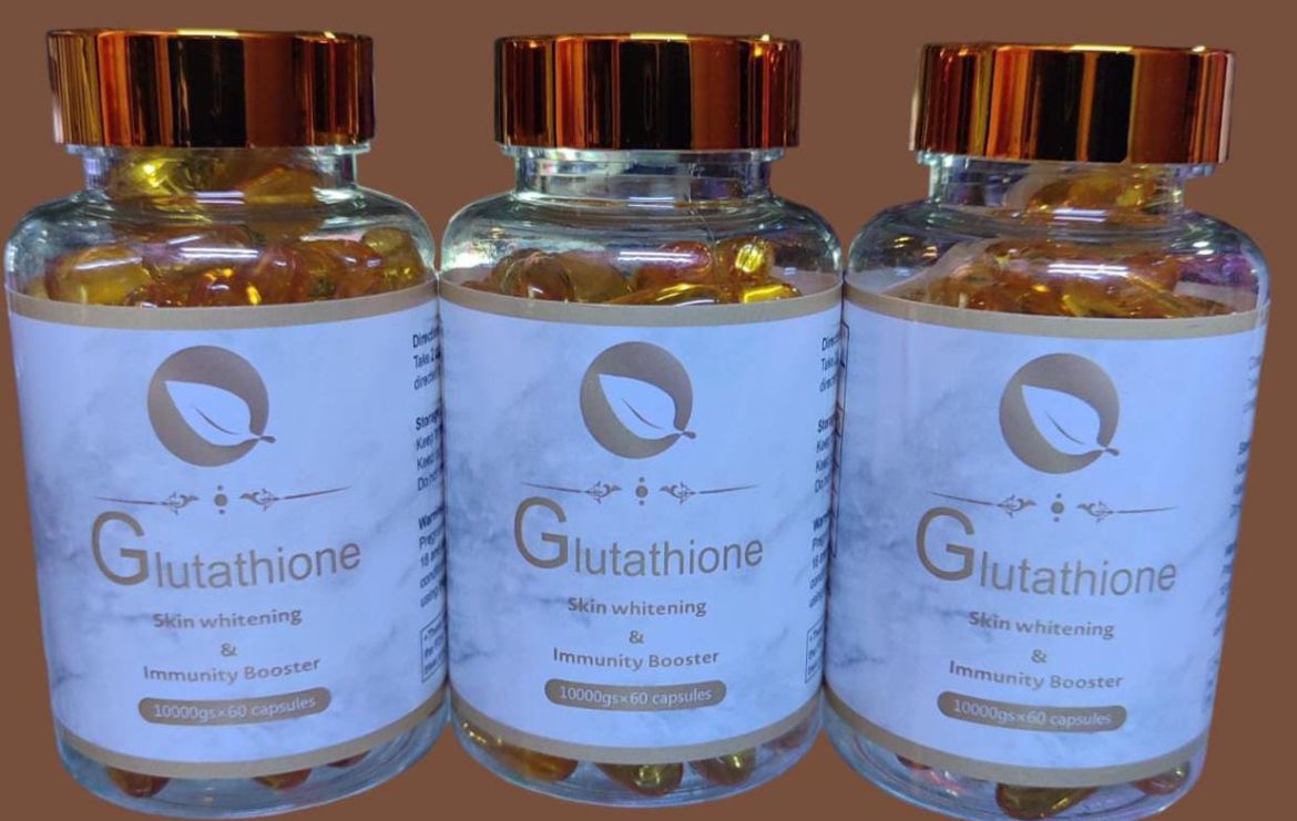 Glutathione Skin Whitening & Immunity Booster GLUTATHIONE SOFTGELS Brighten Skin from Inside Glutathione 1000g, Vitamin C, Collagen, Alpha Lipoic Acid