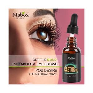 Mabox Castor Oil - 100% Organic Pure - Grow Eyelashes and Eyebrows