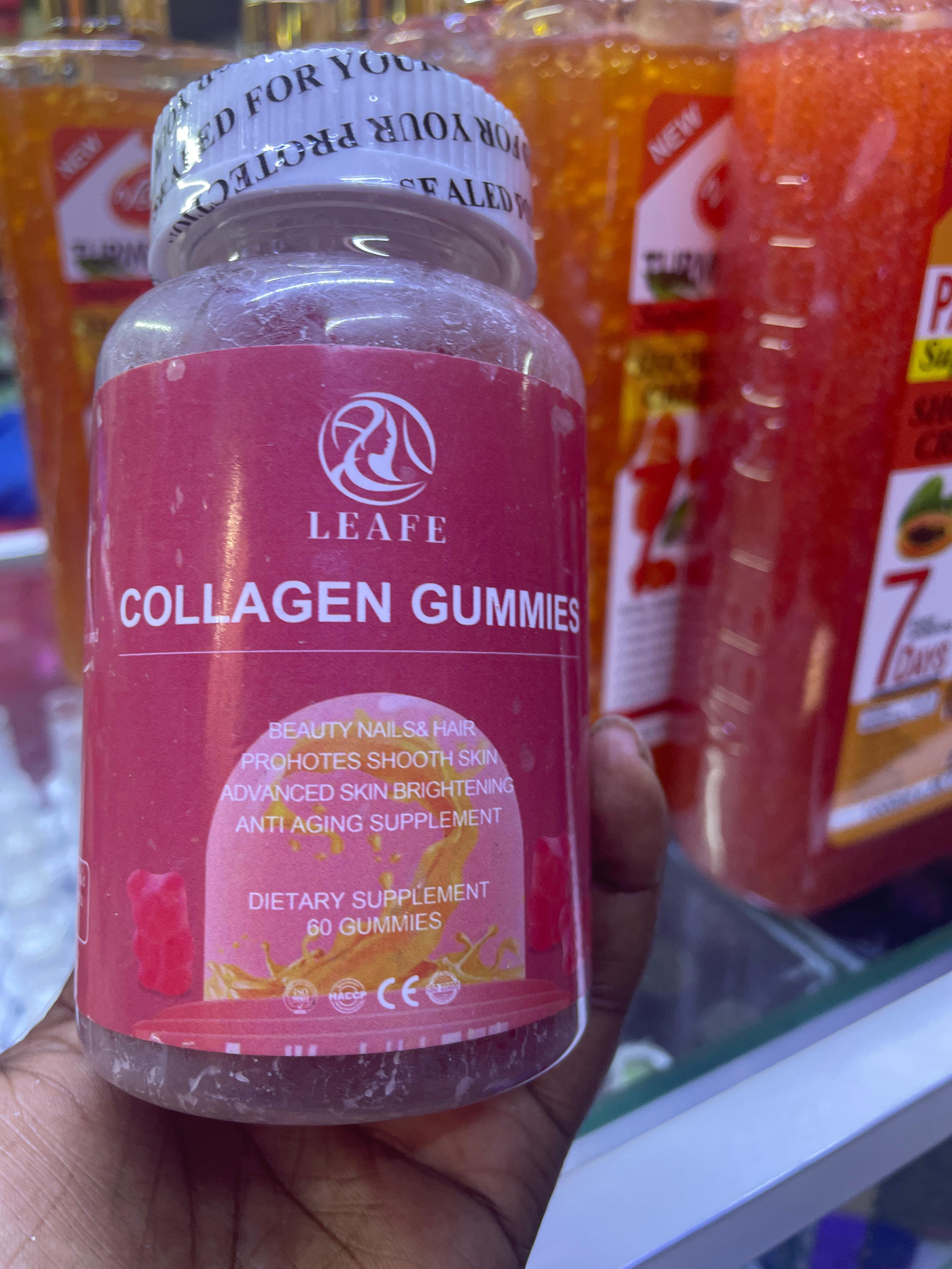 Collagen Gummies Hair Skin Nails Best Vitamin Supplements Vegan Biotin Collagen Gummies