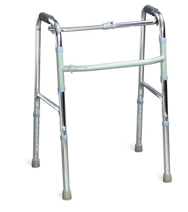 XTRASAFE Walking Frame Without Wheels / Aluminum Stainless Steel Lightweight Walking Aid Walker Frame