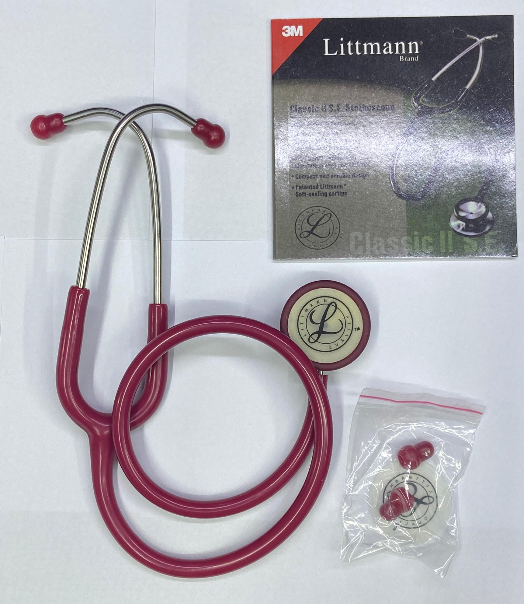 3M Littmann Classic II S.E Stethoscope Wine Red