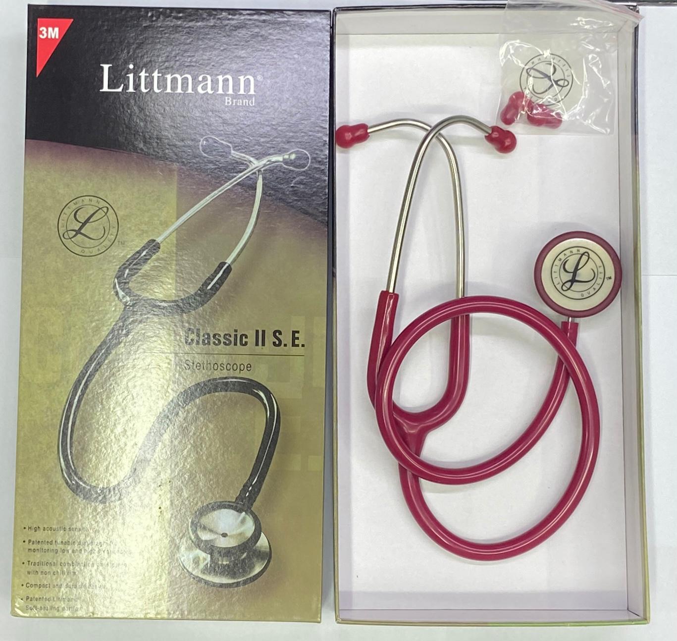 3M Littmann Classic II S.E Stethoscope Wine Red