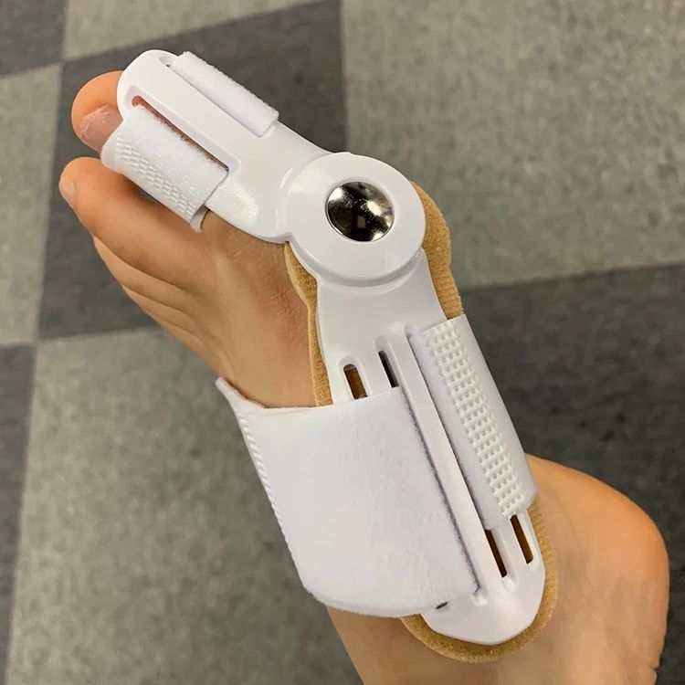 2PCS Adjustable Big Toe Nail Adjuster Orthotics Thumb Straightener Feet Foot Care Bone Thumb Adjuster Correction Soft Pedicure Socks Bunion Straightener