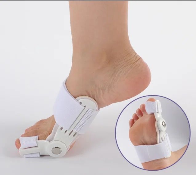 2PCS Adjustable Big Toe Nail Adjuster Orthotics Thumb Straightener Feet Foot Care Bone Thumb Adjuster Correction Soft Pedicure Socks Bunion Straightener
