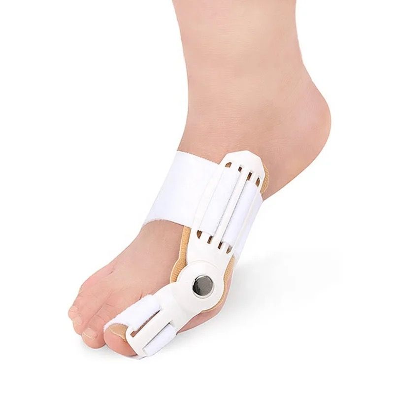 2PCS Adjustable Big Toe Nail Adjuster Orthotics Thumb Straightener Feet Foot Care Bone Thumb Adjuster Correction Soft Pedicure Socks Bunion Straightener