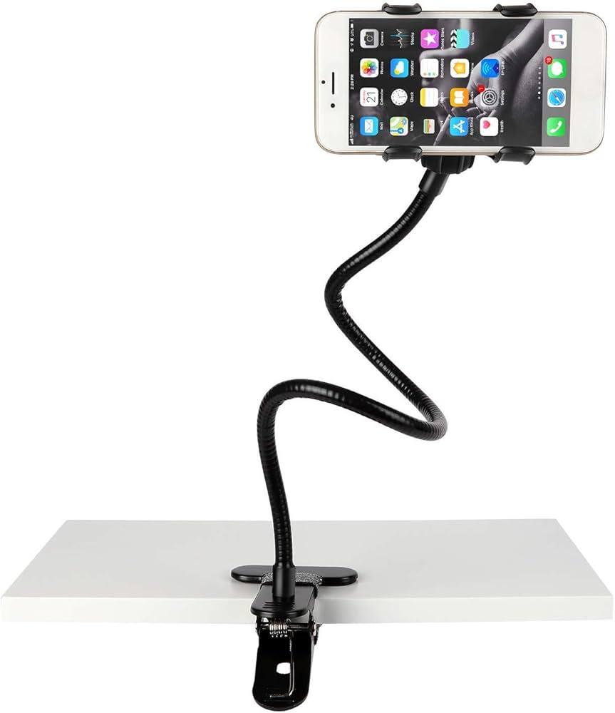 Metallic Flexible Phone Holder Stand Universal Flexible Mobile Phone Stand Stents Holder Bed Desk Table Others