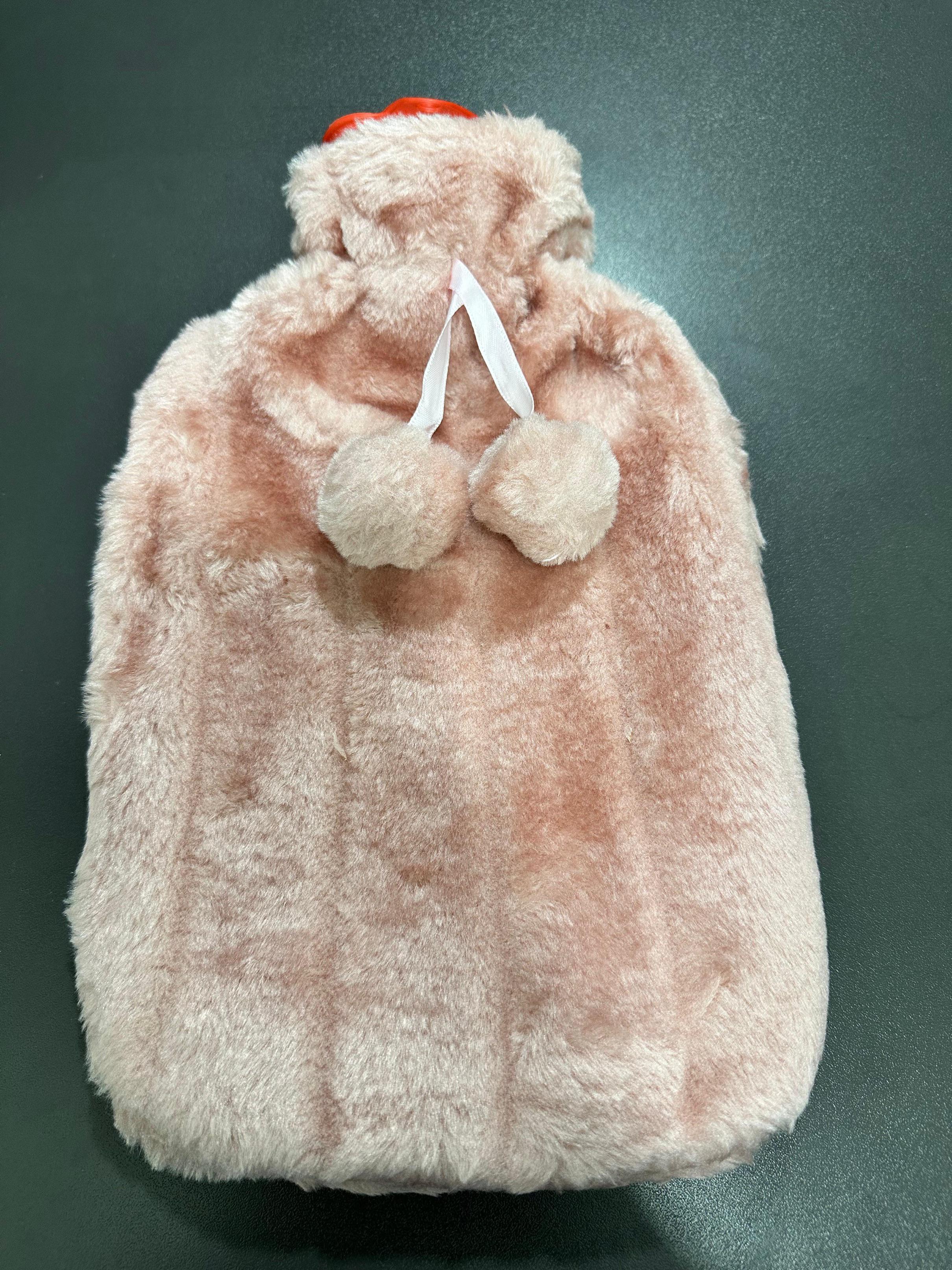 2000ML Hot Water Bag Bottle With Soft Warm Portable Reusable Protection Plush Covering Washable Household Kitchen items