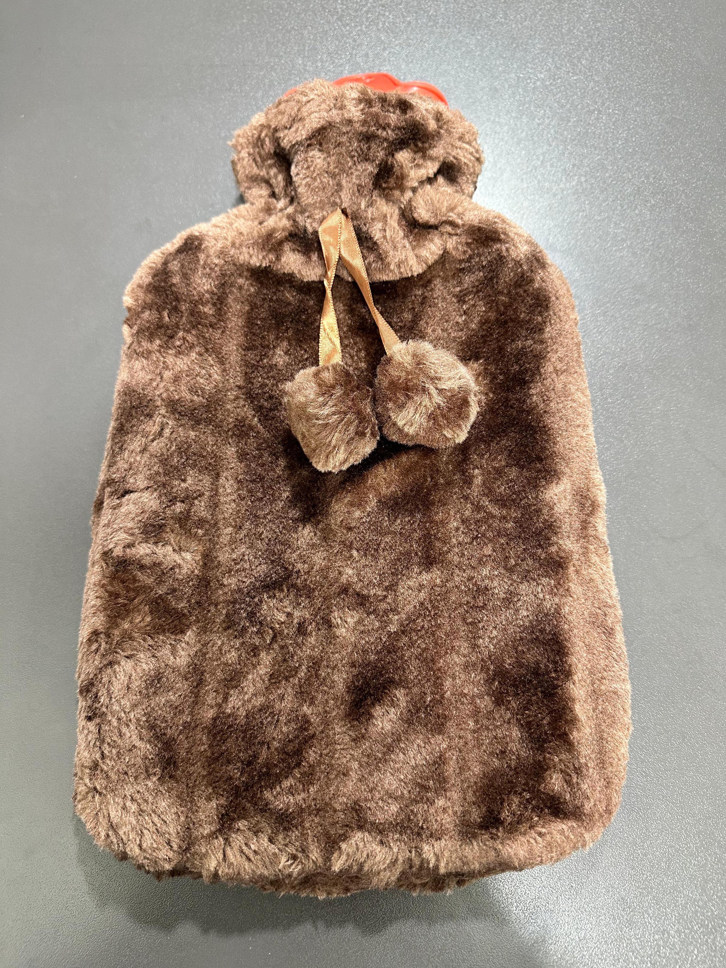 2000ML Hot Water Bag Bottle With Soft Warm Portable Reusable Protection Plush Covering Washable Household Kitchen items