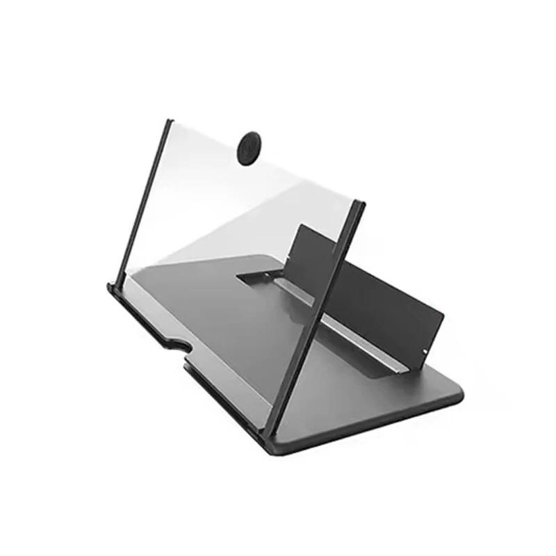 12 INCH Screen Magnifier – 3D HD Cell Phone Magnifing Screen Enlarger Projector for Movies Videos and Gaming – Foldable Phone Stand Holder with Screen Amplifier Compatible with All Smartphones