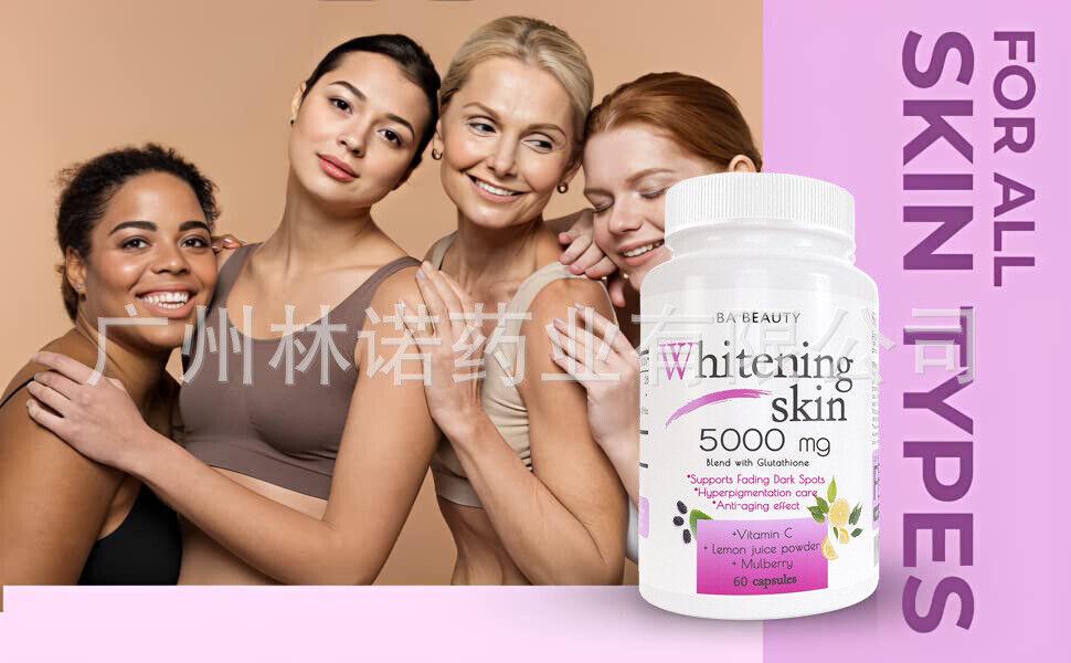BA BEAUTY Whitening Skin 5000mg capsule|L-GLUTATHIONE BLEND CAPSULES-60caps