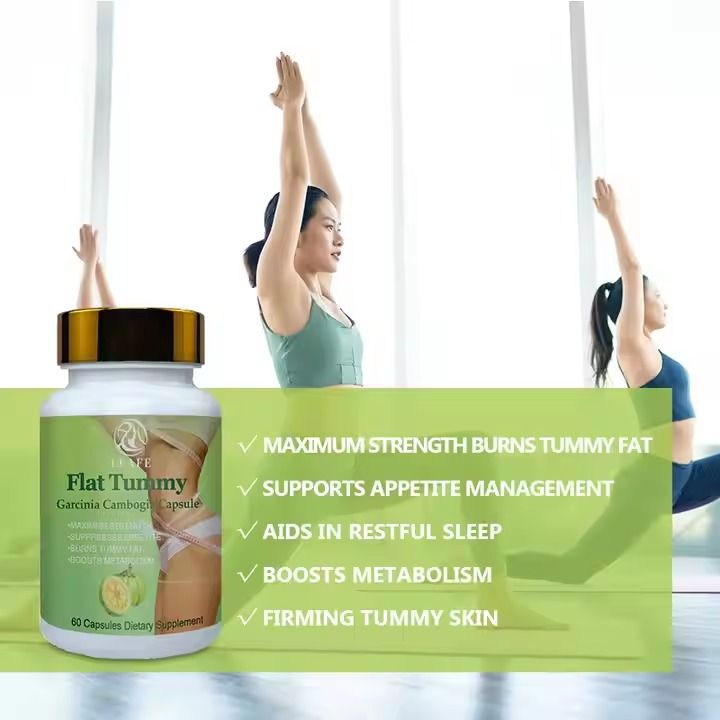 FLAT TUMMY Garcinia Cambogia Flat Tummy Detox Boosts Metabolism , weight and fat burning  Flat Tummy Pills Slimming Pills Weight Loss Capsule Fat Burner Pills Effective Garcinia Cambogia Slimming Caps