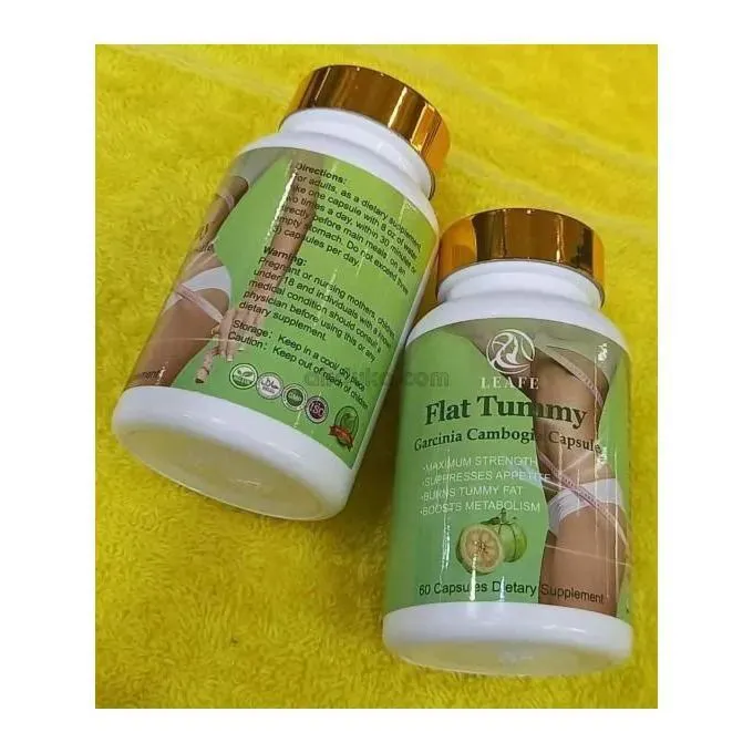 FLAT TUMMY Garcinia Cambogia Flat Tummy Detox Boosts Metabolism , weight and fat burning  Flat Tummy Pills Slimming Pills Weight Loss Capsule Fat Burner Pills Effective Garcinia Cambogia Slimming Caps