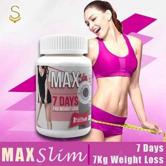 MAX Slim 7 Days 7Kgs Slimming Capsules Effective Herbs Weightloss Slimming Max Slim - 7 Days 7Kgs Effective Herbs Weight loss Slimming