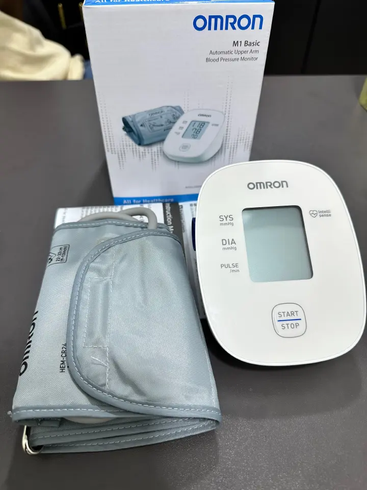 Omron M1 Basic Automatic Upper Arm Blood Pressure Monitor Intellisense Technology All For Healthcare Clinically Validated