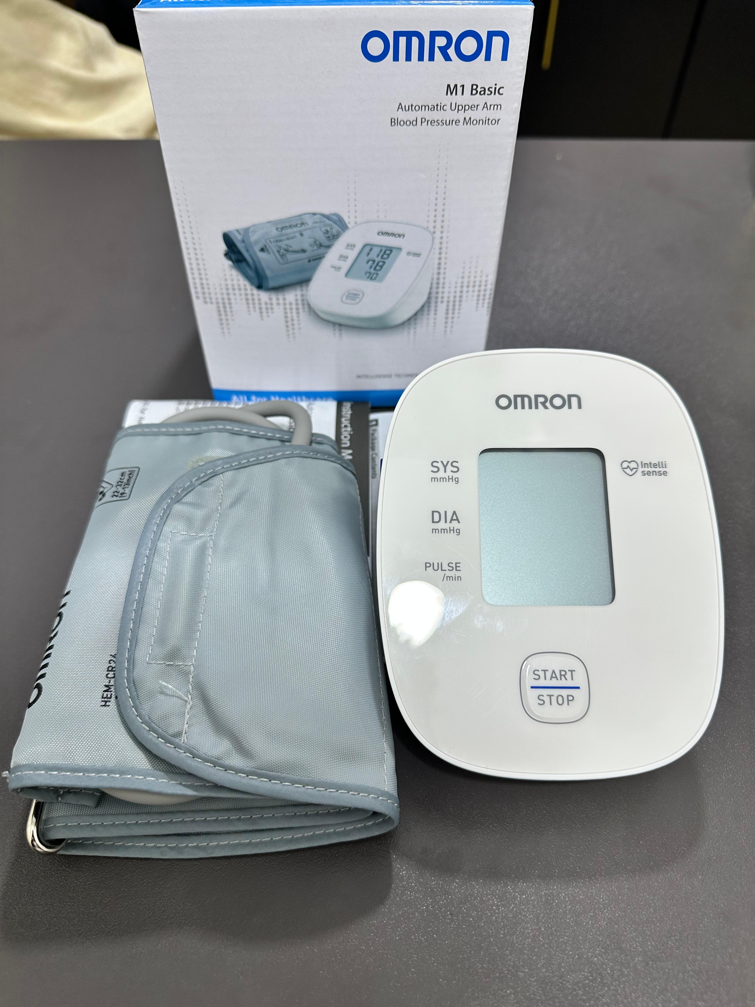 Omron M1 Basic Automatic Upper Arm Blood Pressure Monitor Intellisense Technology All For Healthcare Clinically Validated