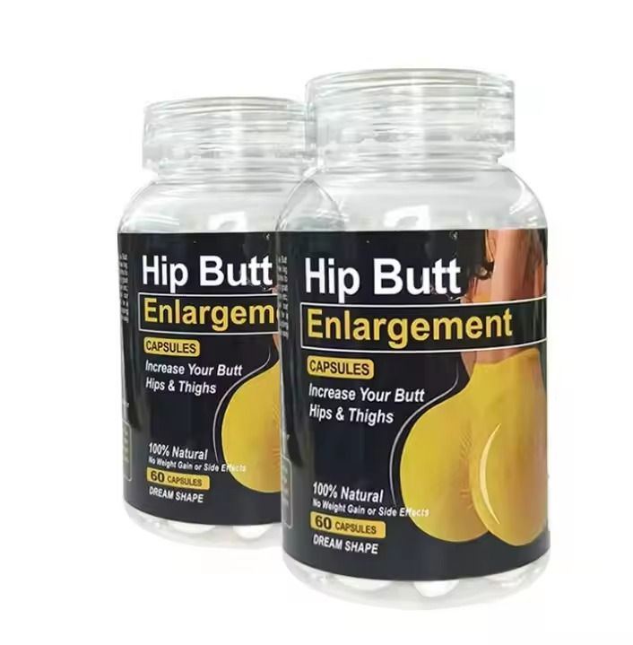 Hip Butt Enlargement Capsules Butt Booster Natural Hip Butt Enhancing 60 Capsules for a Bigger Butt Hips Thighs
